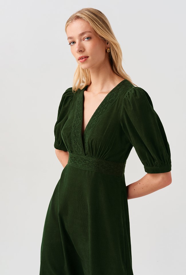 Bella Cord Midi Dress