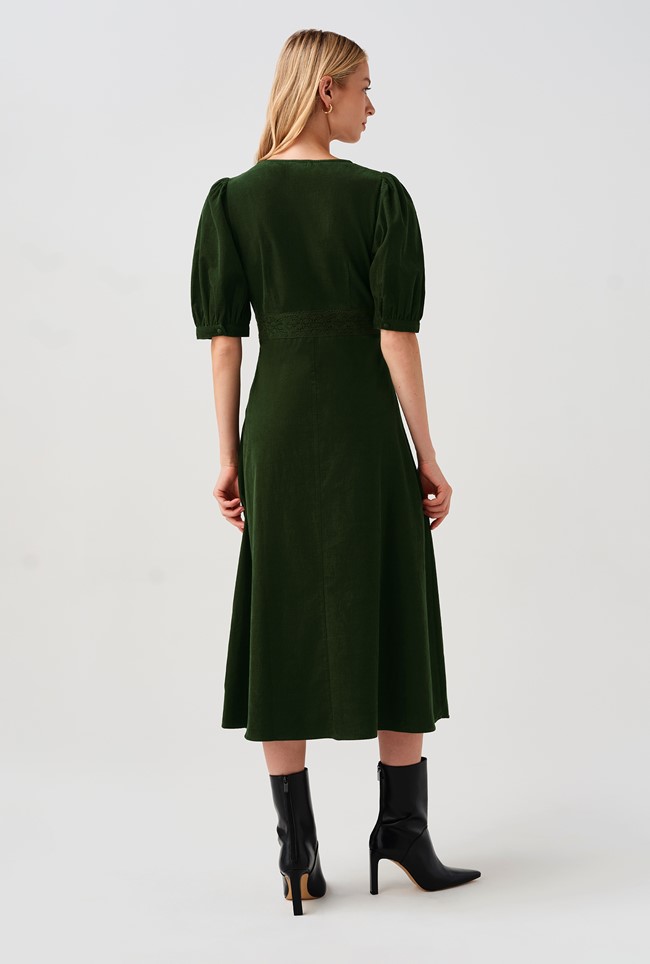 Bella Cord Midi Dress