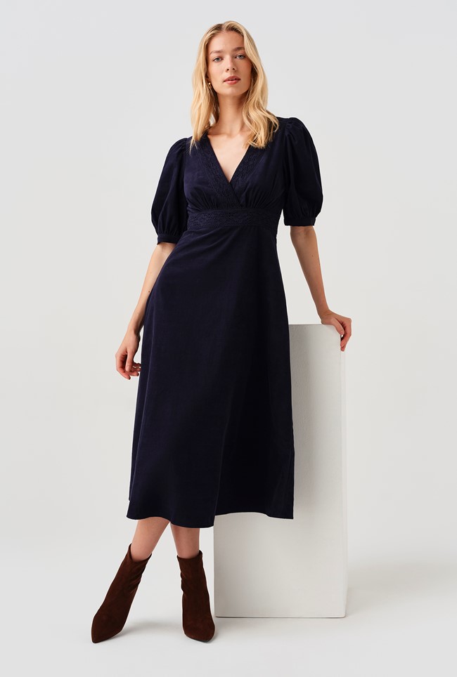 Bella Cord Midi Dress