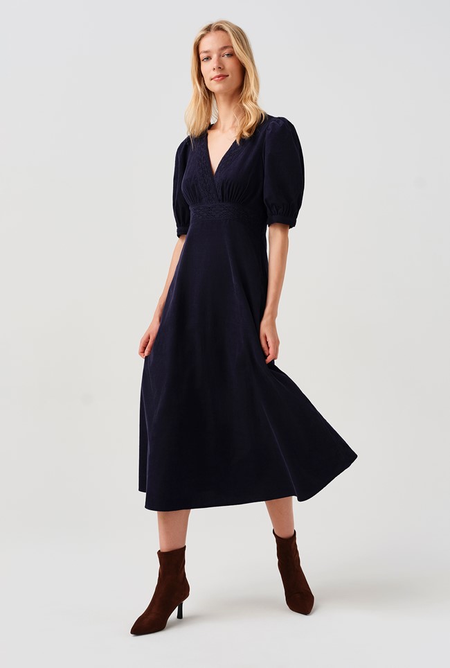 Bella Cord Midi Dress