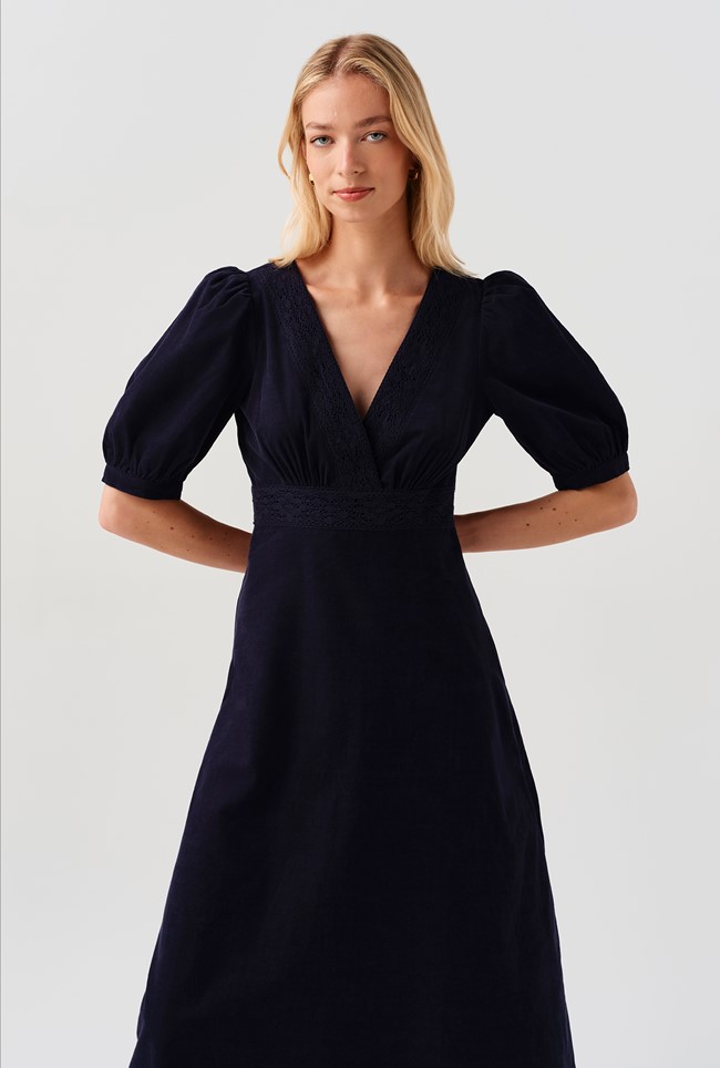 Bella Cord Midi Dress