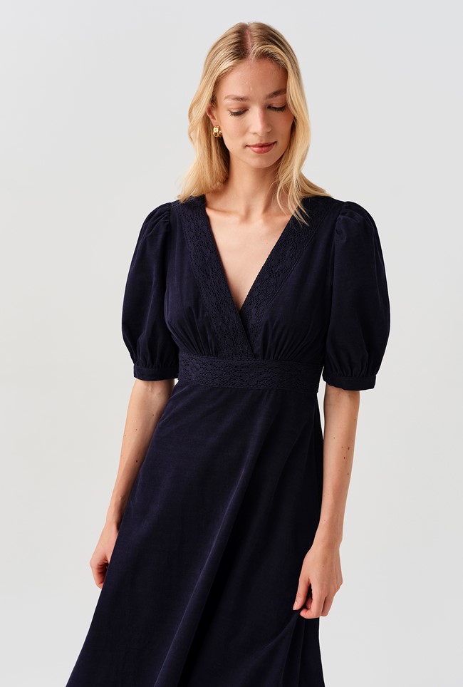 Bella Cord Midi Dress