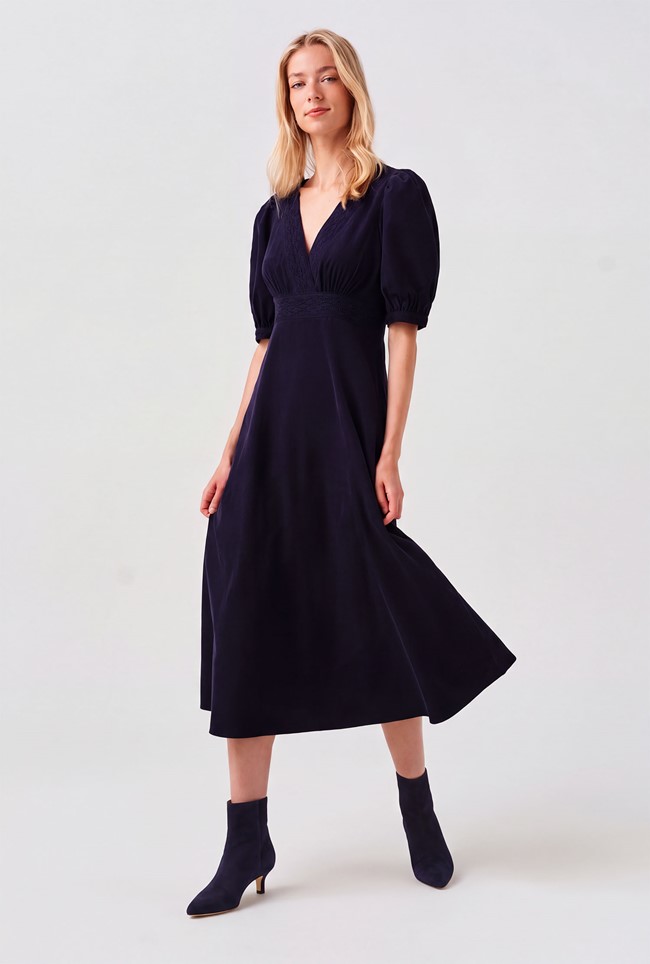 Bella Cord Midi Dress