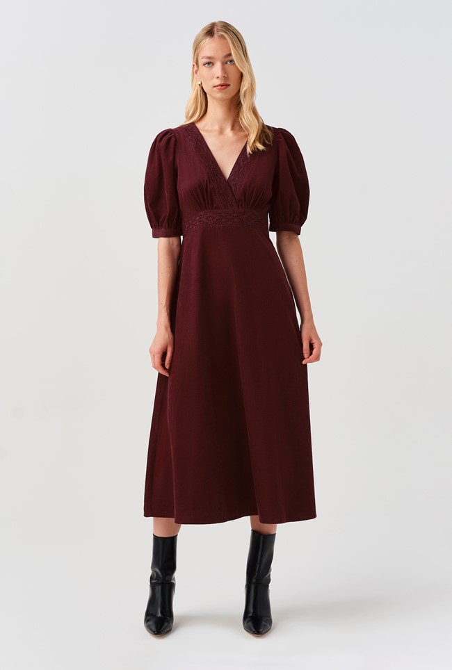 Bella Cord Midi Dress