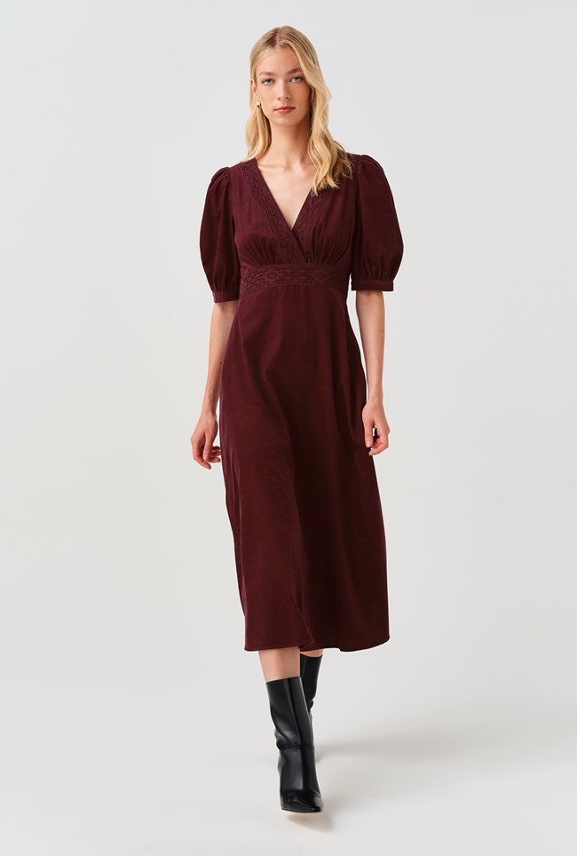 Bella Cord Midi Dress