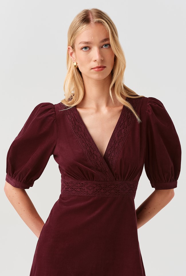 Bella Cord Midi Dress