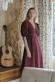 Bella Cord Midi Dress