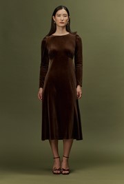 Adeline Velvet Midi Dress