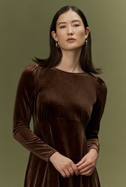 Adeline Velvet Midi Dress
