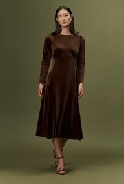 Adeline Velvet Midi Dress