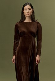 Adeline Velvet Midi Dress