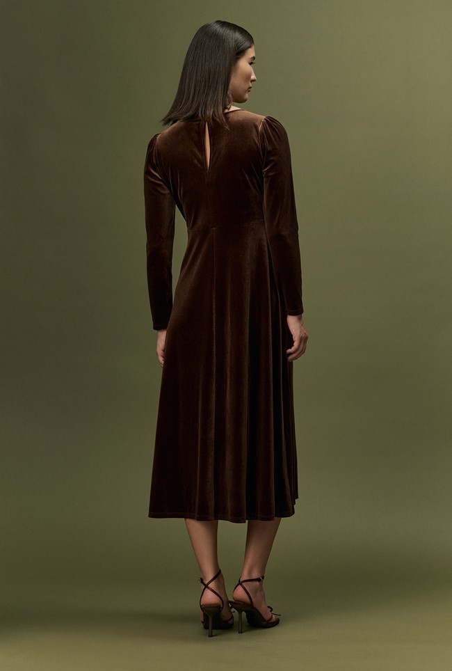 Adeline Velvet Midi Dress