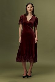 Felicity Velvet Midi Dress