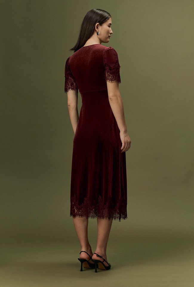 Felicity Velvet Midi Dress