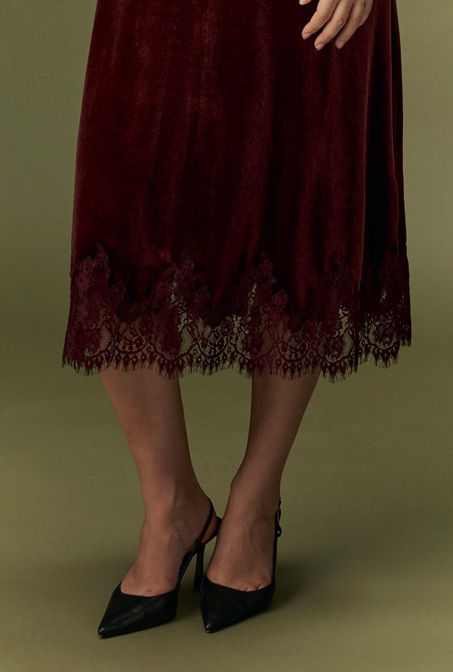 Felicity Velvet Midi Dress