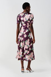 Kaylee Floral Satin Slip Dress