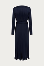Meryl Satin Midi Dress