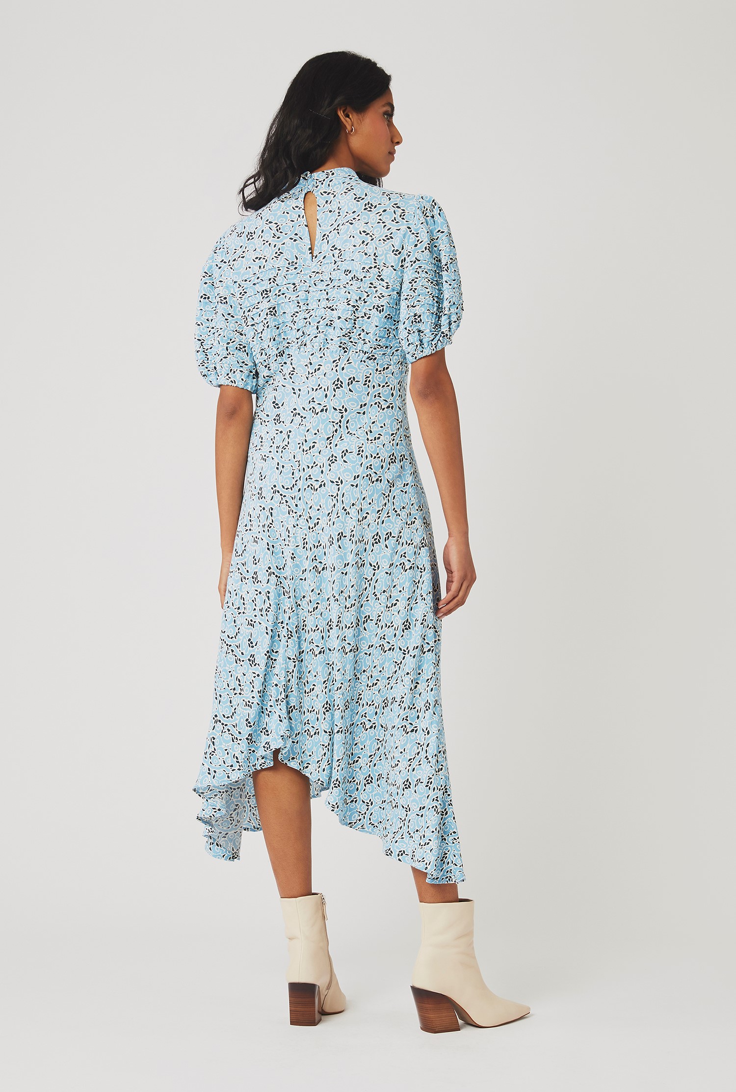 Jenna Floral Print Midi Dress | Ghost London