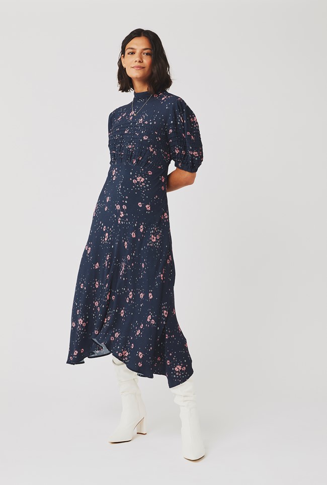 Jenna Santana Scatter Print Midi Dress | Ghost London