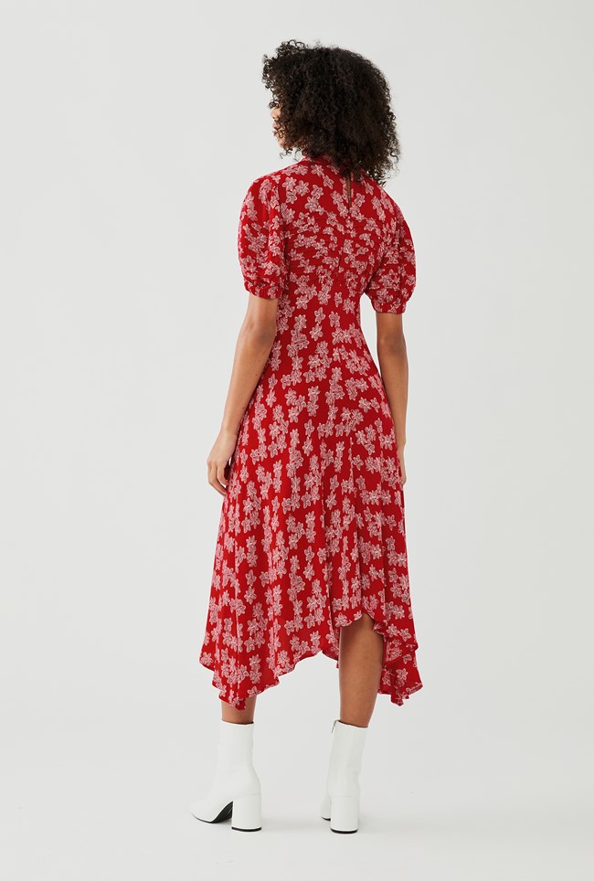 ghost jenna dress red