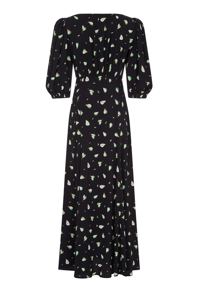 Alice Patti Pears Print Midi Dress | Ghost London