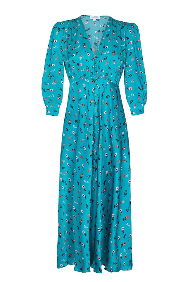 Madison Printed Dress | Ghost.co.uk