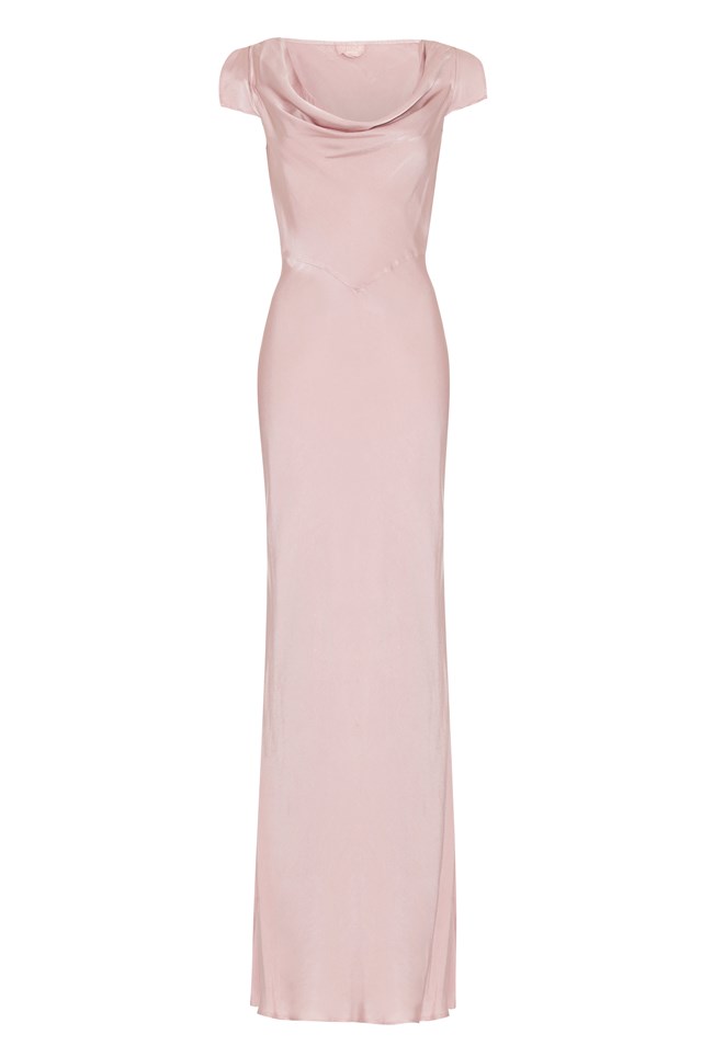 Sylvia Dress Boudoir Pink | Ghost.co.uk