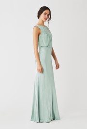 Claudia Dress Dusty Green