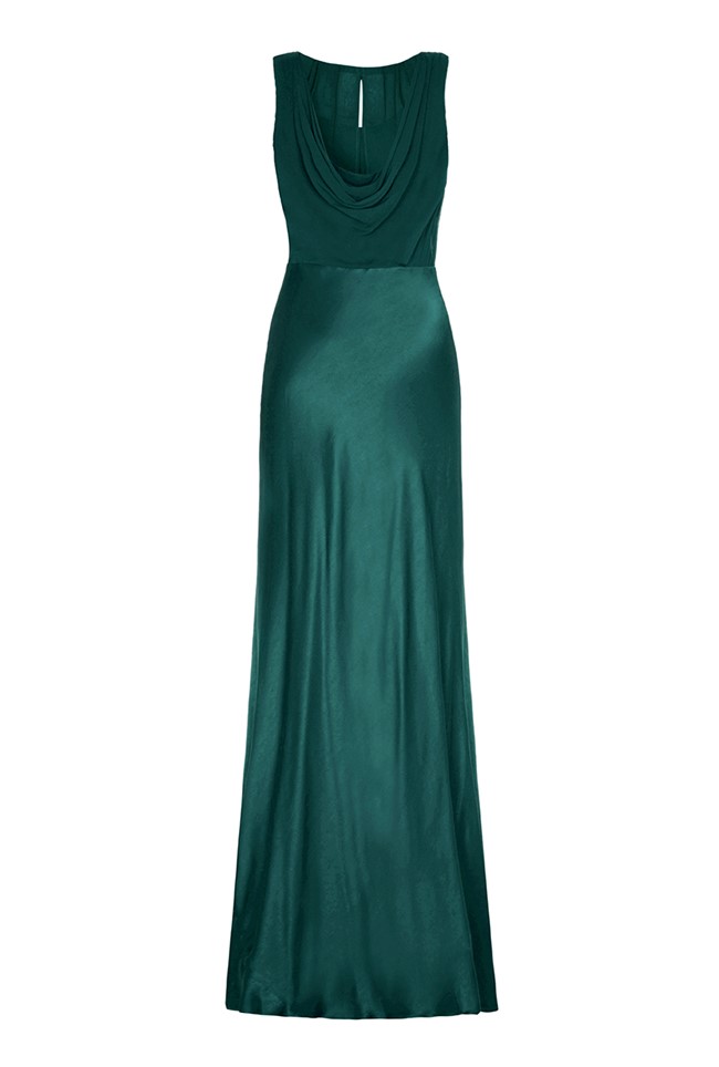 Claudia Dress Emerald Sea