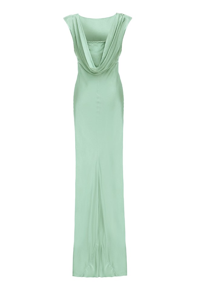 Salma Dress Dusty Green | Ghost.co.uk