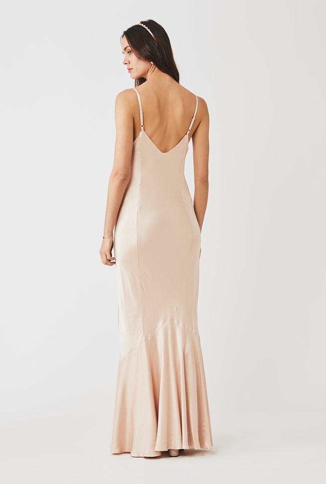 Bella Dress Oyster Ghost.co.uk