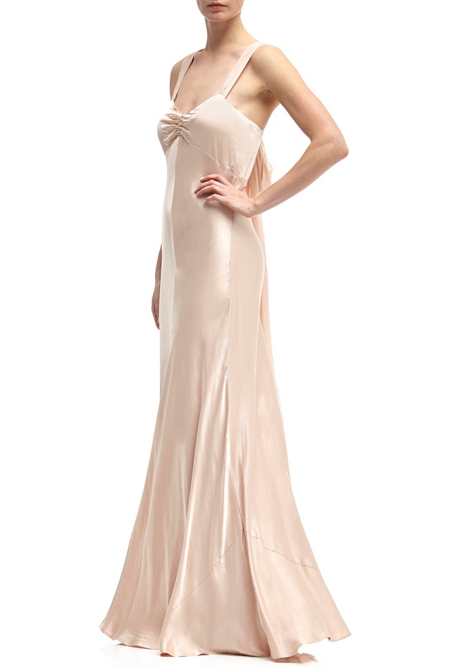 Bea Dress Oyster Ghost.co.uk