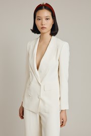 Viola Crepe Blazer Jacket