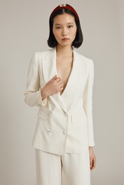 Viola Crepe Blazer Jacket