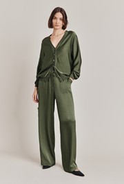 Mia Satin Bomber Jacket