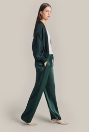 Anouk Satin Bomber Jacket