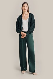 Anouk Satin Bomber Jacket
