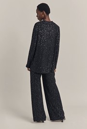 Charlotte Sequins Crepe Jacket