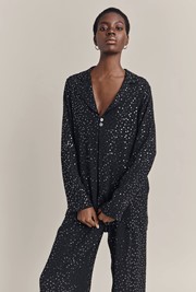 Charlotte Sequins Crepe Jacket