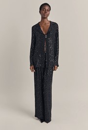Charlotte Sequins Crepe Jacket