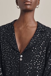 Charlotte Sequins Crepe Jacket