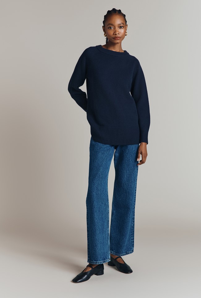 Arleen Longline Oversized Jumper