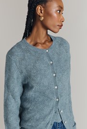  Sadie Pointelle Knit Cardigan