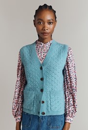 Brettia Sleeveless Knit Waistcoat