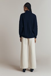 Tahlia Oversized Cable Knit Jumper