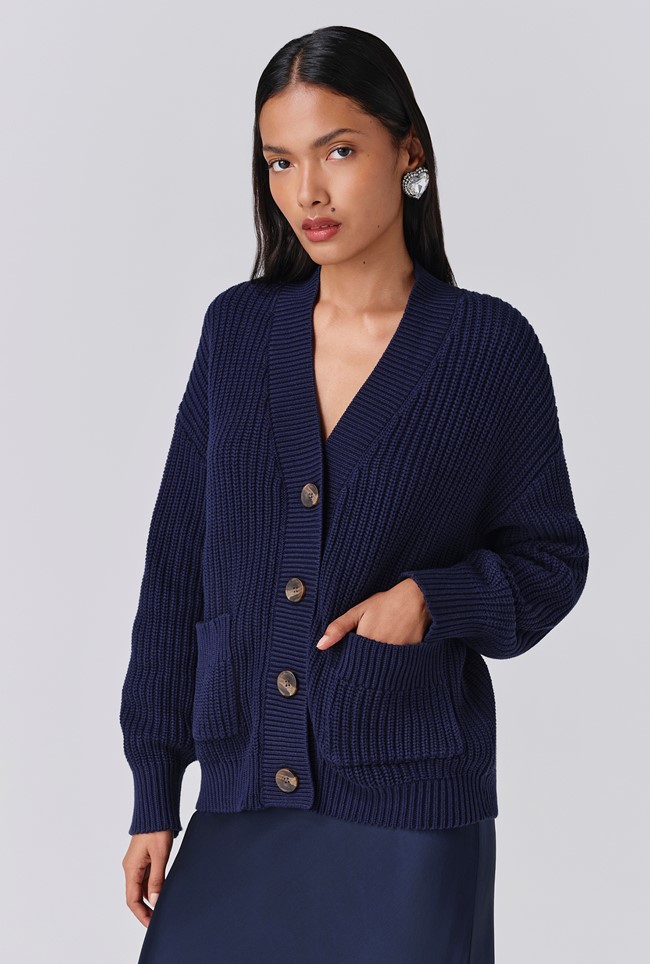 Lyla Knitted V Neck Cardigan