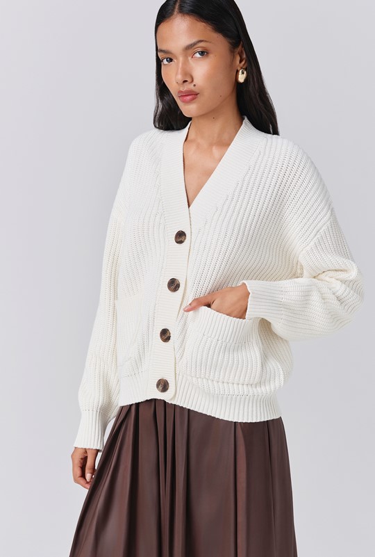 Lyla Knitted V Neck Cardigan