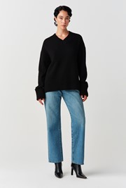 Jenny V-Neck Knitted Jumper