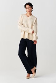 Jenny V-Neck Knitted Jumper