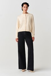 Sandra Embroidered Round Neck Knitted Cardigan